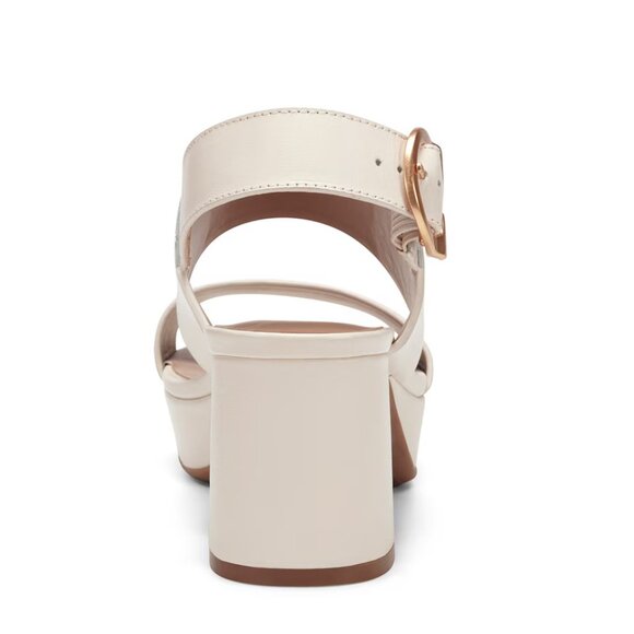 Aerosoles Camera Platform Sandal (NEW), Eggshell, Size 8W - Picture 3 of 10